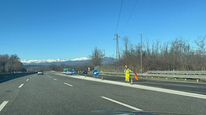 Uscita di Castelletto Ticino della A26 chiusa per incidente