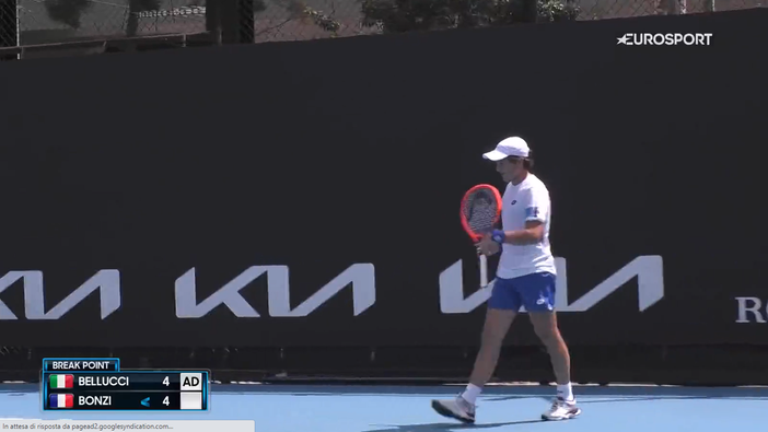 Bellucci non ce l'ha fatta a passare il primo turno, ma l'Australian Open è suo