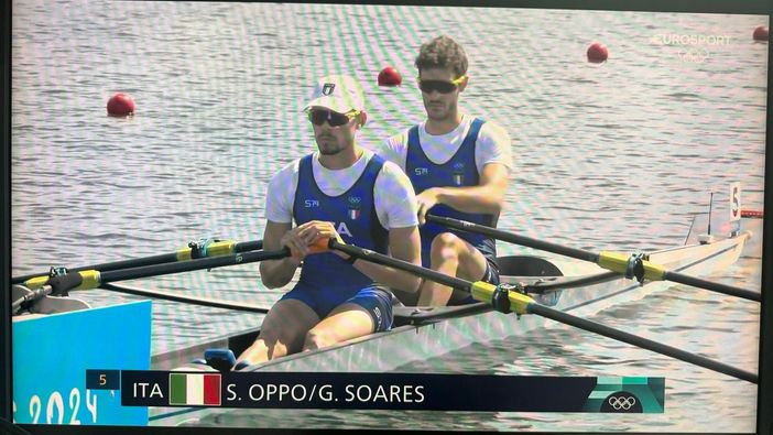 Soares e Oppo al traguardo delle batterie del doppio pesi leggeri maschile