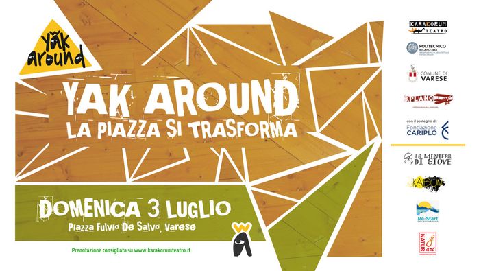 Con Yak Around, domenica di festa in piazza de Salvo Con Yak Around, domenica di festa in piazza de Salvo