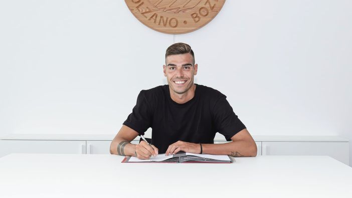 Giovanni Zaro nella foto pubblicata dalla società Giovanni Zaro nella foto pubblicata dalla società