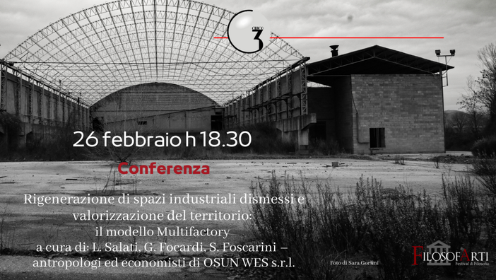 Filosofarti: al Civico3 di Gallarate la presentazione del “modello Multifactory” Filosofarti: al Civico3 di Gallarate la presentazione del “modello Multifactory”