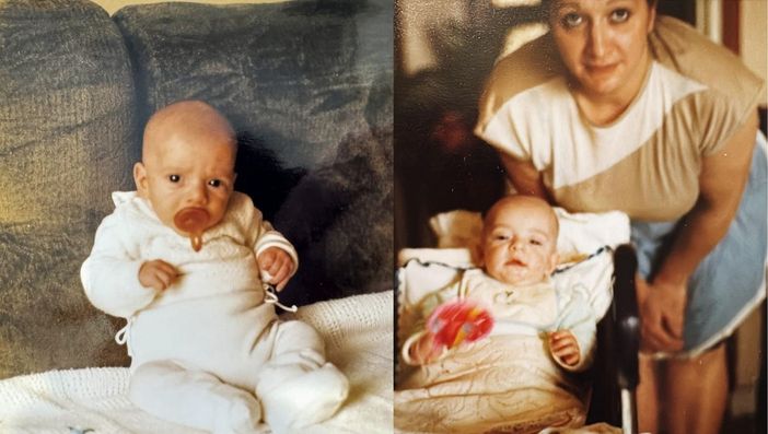 Mattia Costante, appena nato, insieme a mamma Luciana Mattia Costante, appena nato, insieme a mamma Luciana