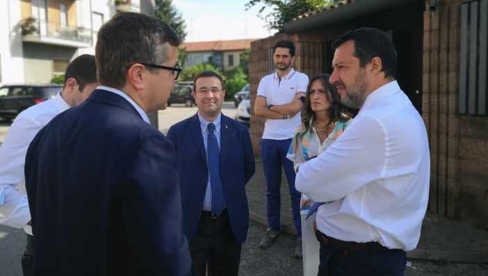 Matteo Salvini a Gallarate