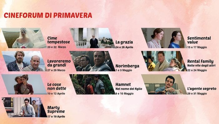 Al Cinema Teatro Lux torna il Cineforum di Primavera: dieci film tra emozioni, storia e grandi autori Al Cinema Teatro Lux torna il Cineforum di Primavera: dieci film tra emozioni, storia e grandi autori