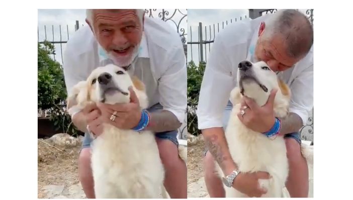 Thiago è corso di nuovo dal suo Enrico Thiago è corso di nuovo dal suo Enrico