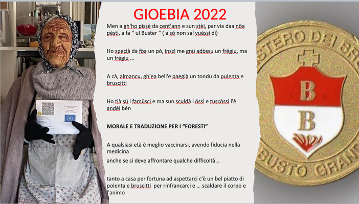 La Giöbia del Magistero dei Bruscitti