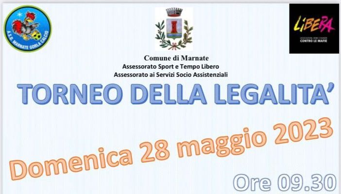 A Marnate arriva il Torneo della Legalità A Marnate arriva il Torneo della Legalità