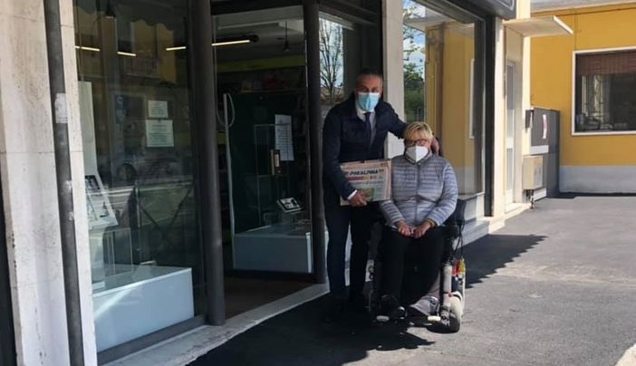 Sopralluogo sui marciapiedi dopo l'intervento di riqualificazione