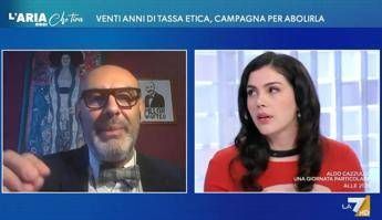 Scontro il tv sul porno, il 'duello' tra Pillon e Valentina Nappi