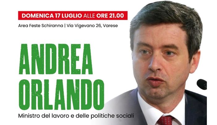 Festa Pd alla Schiranna: arriva il ministro Orlando