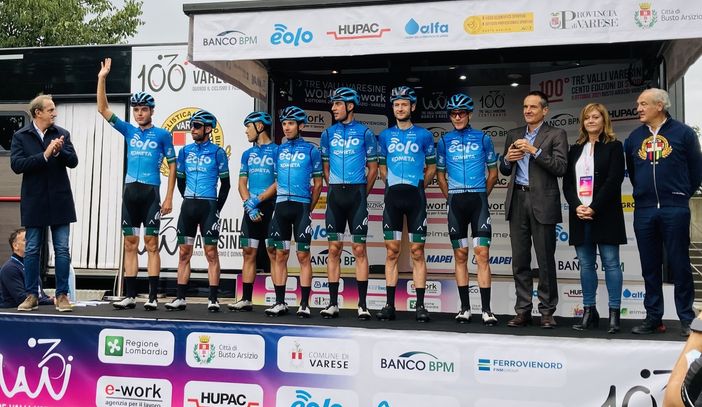VIDEO. La Tre Valli Varesine a Casa Eolo. Luca Spada: «Pronto al superpremio se dovessimo vincere»