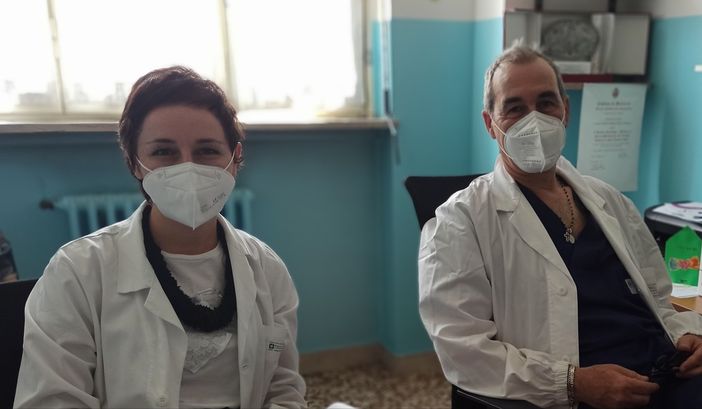 La dottoressa Chiara Guarnerio e il dottor Isidoro La Spina