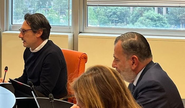 Da sinistra, Licata e Ferrazzi Da sinistra, Licata e Ferrazzi