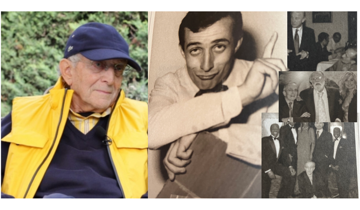 Lucio oggi e da giovanissimo, poi con Trapattoni, Funari e i Platters: foto tratte dal suo libro