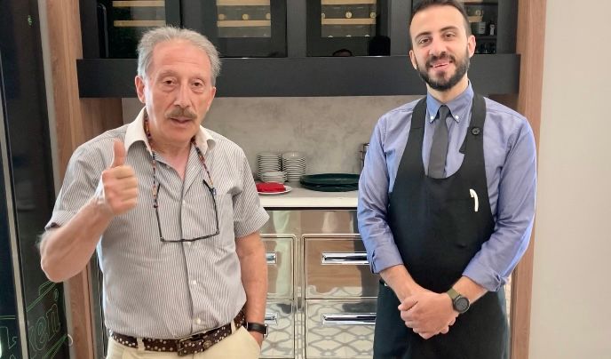 Raffaele e Giulio Generale. Nelle foto sotto: la visita del sindaco Emanuele Antonelli nei giorni dell'apertura di Radici