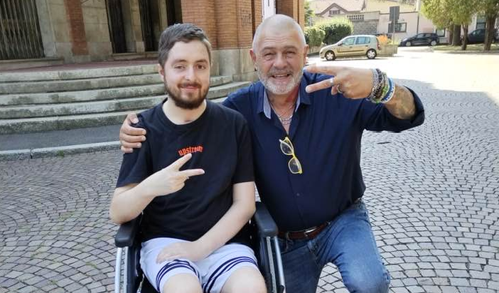 Enrico Puricelli con Nicolò Maja