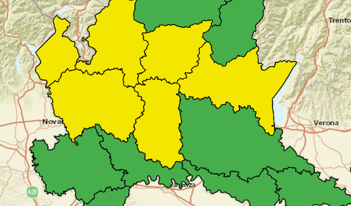 Domani nuova allerta meteo per temporali forti sulla provincia di Varese