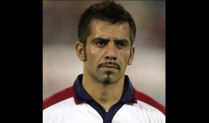 La foto di mister Vargas pubblicata sui social dalla Pro Patria