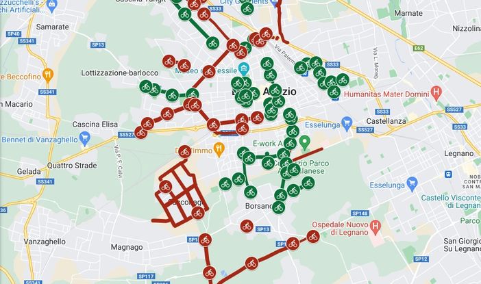 “Una gipadua per Busto”: 14 chilometri di collegamenti ciclabili con la collaborazione dei cittadini