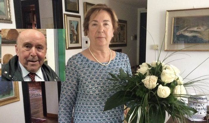 Maria Iannone Mazzucchelli e nel riquadro Franco