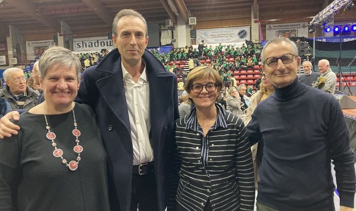 Da sinistra: Borroni, Affetti, Giani e Croci