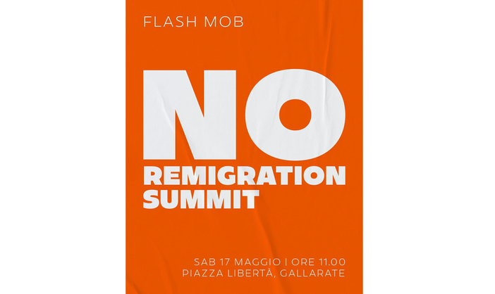 Remigration Summit a Gallarate, cresce la protesta: il Pd organizza un flash mob