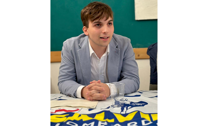 Mauro Baldassarre, coordinatore della Lega Giovani di Busto Arsizio