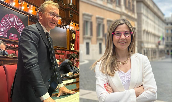 Gli onorevoli Andrea Pellicini e Maria Chiara Gadda Gli onorevoli Andrea Pellicini e Maria Chiara Gadda