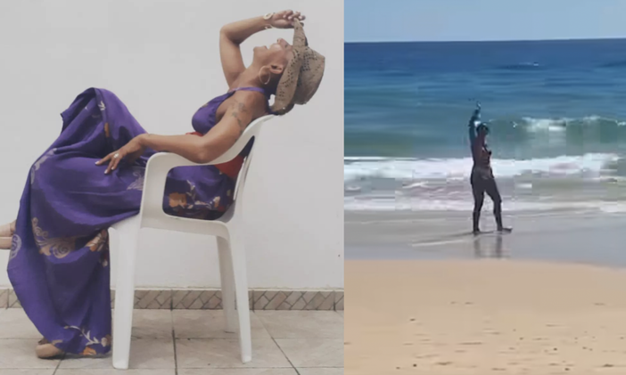 Daniela, una bellissima foto del suo profilo Instagram usata da Emy Bossi, e un'immagine del suo video di saluto