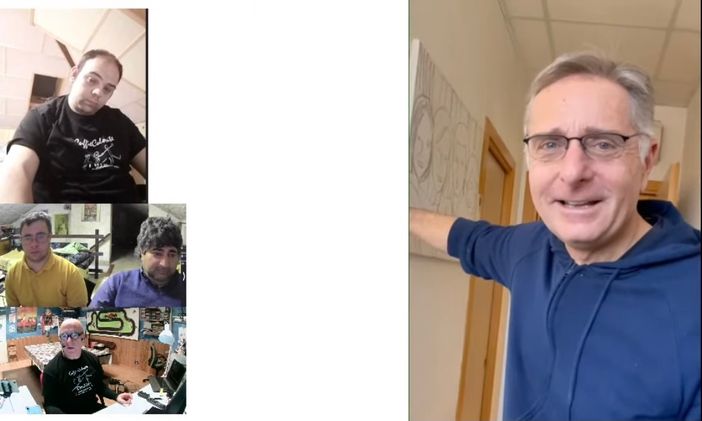 Paolo Bonolis ha mandato un messaggio ai ragazzi durante l'incontro con Elena Travaini, ballerina al buio