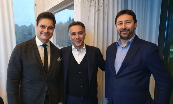 Da sinistra, Taldone, Salini e Longhini Da sinistra, Taldone, Salini e Longhini