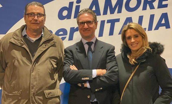 Da sinistra: Giuseppe De Bernardi Martignoni, Stefano Romano e Francesca Caruso
