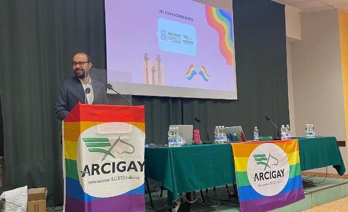 Giovanni Boschini, presidente di Arcigay Varese Giovanni Boschini, presidente di Arcigay Varese