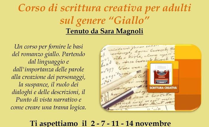 Scrivere un giallo in biblioteca a Gorla Maggiore