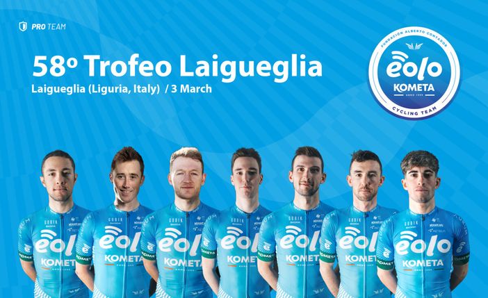 Eolo Kometa al debutto in Italia nel Trofeo Laigueglia: «Come un primo giorno di scuola»