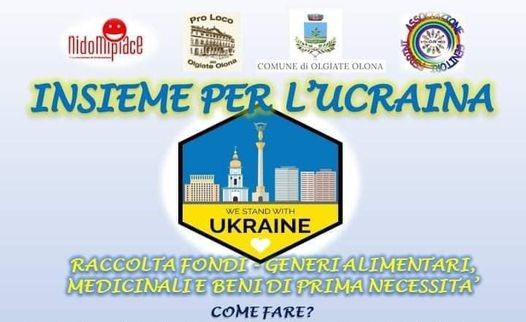 Olgiate in aiuto della popolazione ucraina