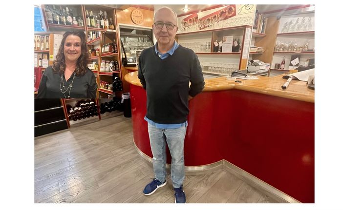 Renato Bozzetti e nel riquadro Roberta Vantaggio