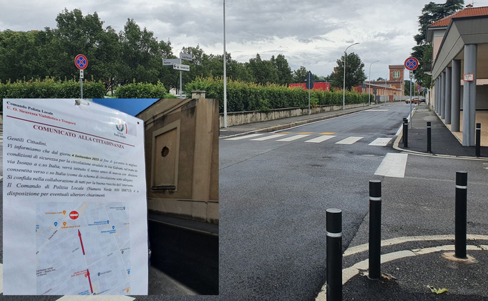 Via Galvani a senso unico dal 4 settembre