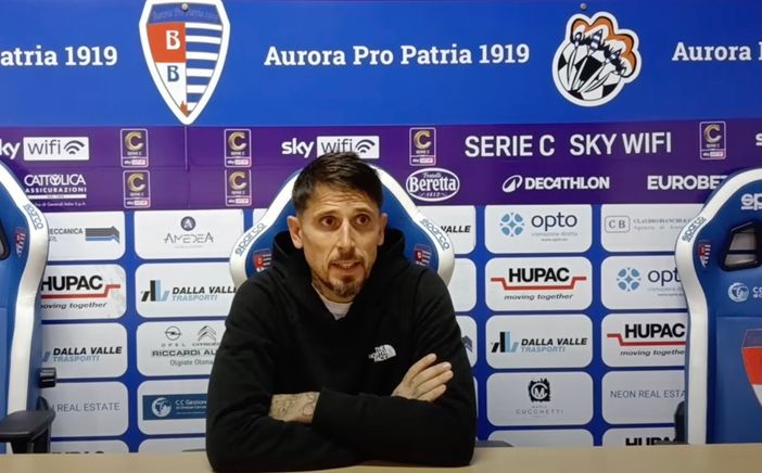 Greco dopo Pro Patria-Lumezzane: «Partita brutta, ma potevamo vincere lo stesso»