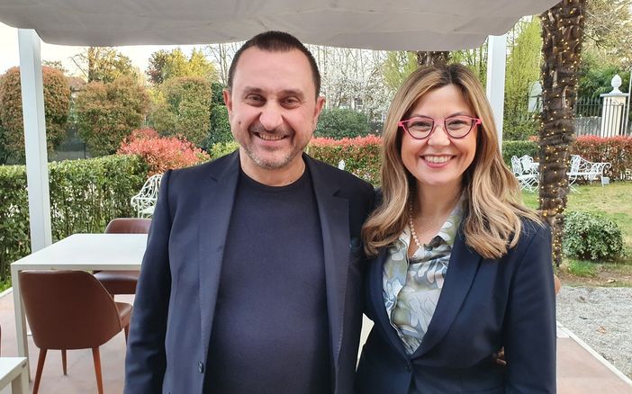 Ettore Rosato con Maria Chiara Gadda