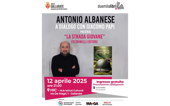 Antonio Albanese porta a Gallarate "La Strada Giovane": l’evento clou che apre la strada a Duemilalibri 2025