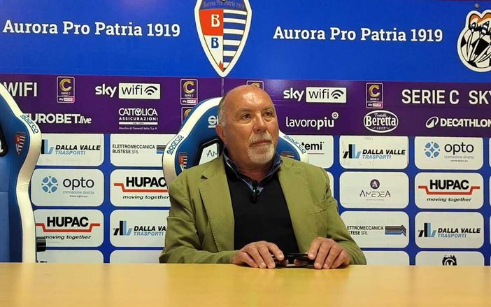 Sandro Turotti oggi in sala stampa dello stadio Carlo Speroni