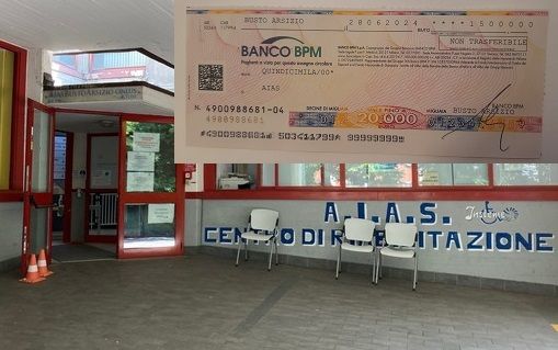 La sede dell'Aias, l'associazione aiutata dal misterioso donatore La sede dell'Aias, l'associazione aiutata dal misterioso donatore