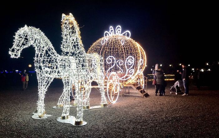 VIDEO. 50 mila visitatori in dieci giorni per vedere le lucine ai Giardini Estensi