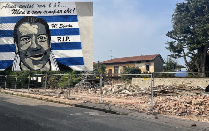 Lavori a Sant'Edoardo, addio anche al murale per Simone