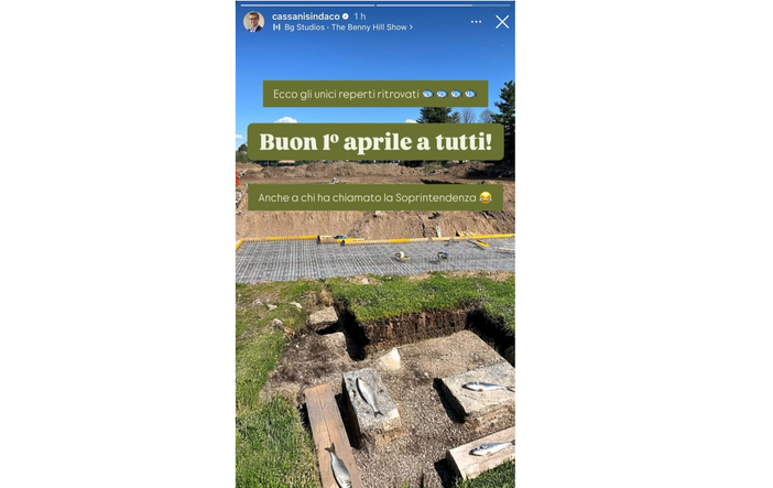 Gallarate, il pesce d’aprile del sindaco Cassani: un ritrovamento archeologico che non esiste Gallarate, il pesce d’aprile del sindaco Cassani: un ritrovamento archeologico che non esiste