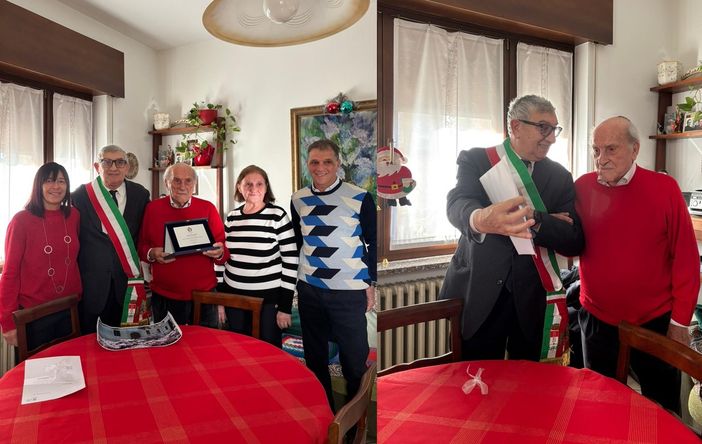 «Una vita in movimento e senza vizi»: Busto festeggia i 100 anni di Adelio Borlandelli