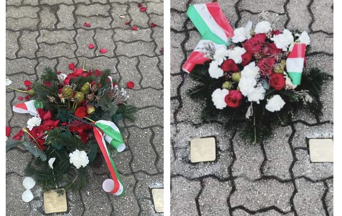 Il vaso della Memoria dura poche ore: «Avete dimostrato ancora una volta quanto siete cretini»