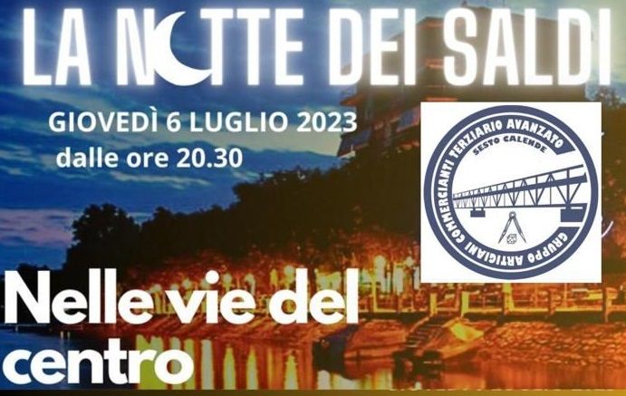 Sesto Calende, arriva la lunga “Notte dei Saldi” Sesto Calende, arriva la lunga “Notte dei Saldi”